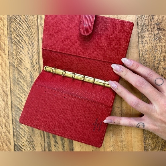 Louis Vuitton Epi Agenda red - Picture 4 of 13